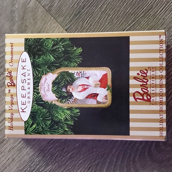 NEW - Vintage Hallmark 1998 Holiday Voyage Barbie Keepsake Ornament - Picture 7 of 10